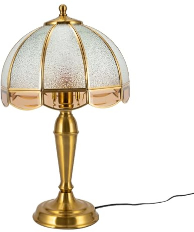 Dettchan Gold Tischlampe, Tisch Schreibtisch Leselicht Tischlampen Galvanisierung, für Raum Schlafzimmer Home Office