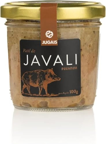 Wild Boar Pâté 100g – Traditional Game Meat Spread – Gourmet Portuguese-Style Pâté – Rich and Savoury Flavour – Ideal for Crackers, Bread or Tapas