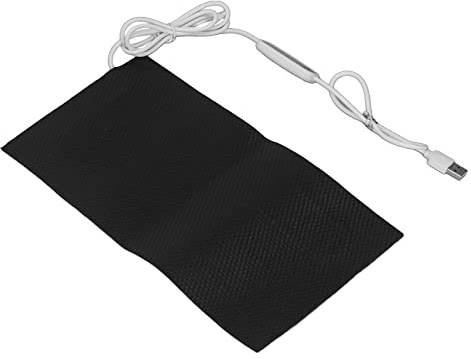 Elprico Heizkissen USB -Wasser Wasserdichte Elektrische Stoffheizung DC5V für Haustierresidenz Wärme PVC (15x30 cm)