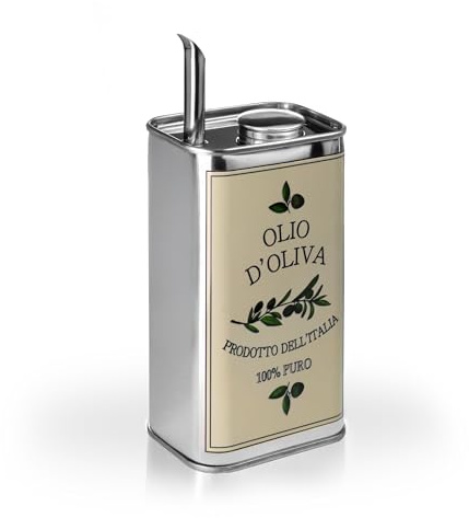 Ölkanister Creme | in 2 Größen | Ölkanne | Olivenölkanister | Culinaris (500 ml)