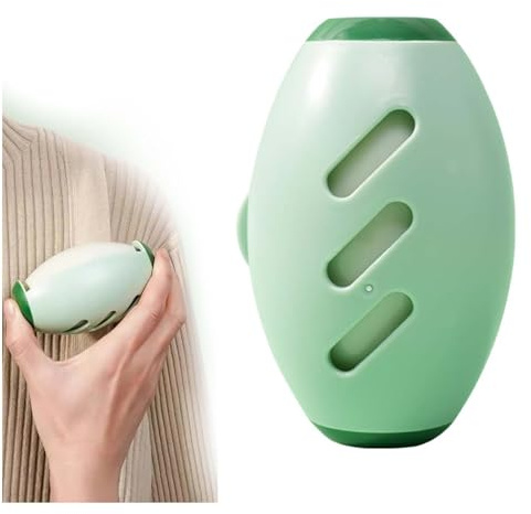 Upgrade Reusable Silicone Lint Roller, 2026 New Washable Sticky Roller Powerful Adhesion for Pet Hair and Dust Removal, Portable Home Travel Lint Roller for Clothes Bed Sofa (Green)