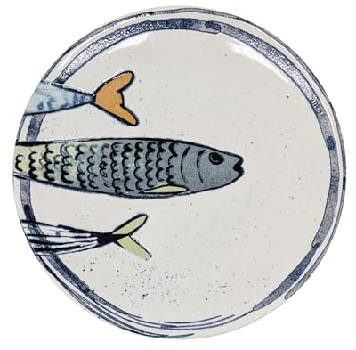 La Mediterránea Assiette à dessert 20cm Peixe 2.0 6 pièces