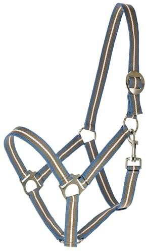Covalliero Halfter Hippo Smoked Blue/Walnut FS 2026, Größe:Cob