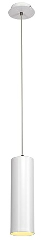 SLV enola - Luminaria suspendido/a e27/r80 60w+base/s blanco