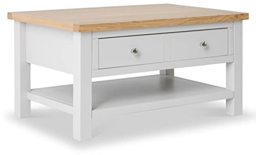 RoselandFurniture Farro Grey Large Coffee Table for Living Room
