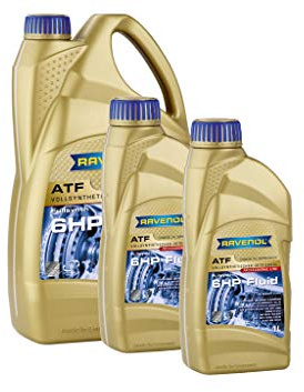 6 (4 + 2) litri Ravenol ATF 6HP Fluid olio per cambio automatico Made in Germany