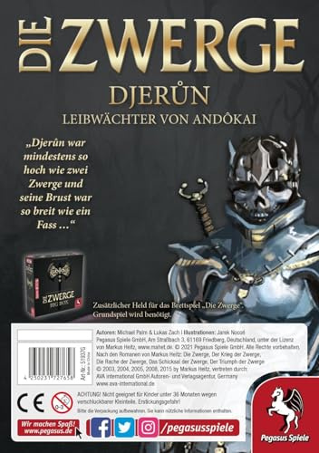 Pegasus Spiele 51937G Die Zwerge Charakterpack: Djerun