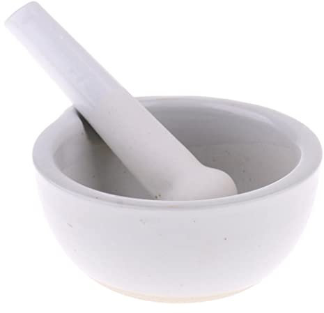 Sharplace & Stößel Mischen Mahlbecher Set für Labor, Nüsse und Sonstiges Schleifen, 90mm