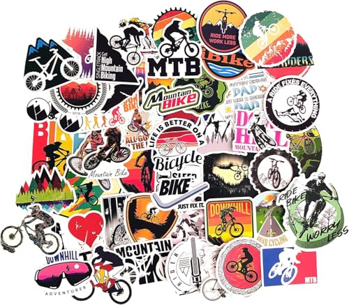 Motorbike & Helmet Stickers - Aesthetic Decals for Adults & Kids - MTB, BMX, Scooter, Skateboard & Phone