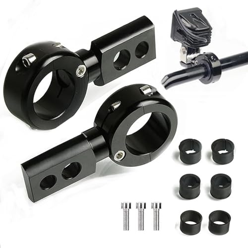 Universal 22mm 25mm 28mm Motorrad Scheinwerfer Nebelscheinwerfer Halterungen 1-1/4 1 7/8 Einstellbare Andlebar Nebelscheinwerfer Klemme Lampenfassung Für Z900 Z800 MT-07 MT-09 T-max SV650 CB1000R