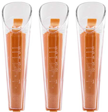 MARURY 3 Sets Yeast Measure Spoon Dry Yeast Measuring Scale Cup with Sealing Clamp Baking Measure Device for Bakery Shop Home Kitchen