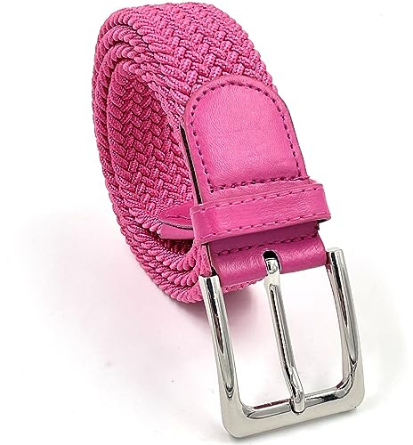 LisaModa Unisex Stretch Flechtgürtel für Damen und Herren in vielen Farben | Stufenlos verstellbarer Webgürtel aus flexiblem Textilgewebe – bequemer, dehnbarer Stoffgürtel für Freizeit & Alltag