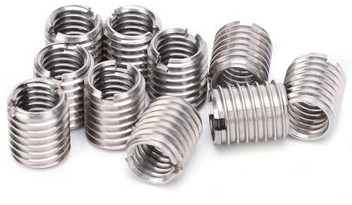 10PCS Gewinde Reparatur Reduziermutter 10PCS M8 X 1,25 Männlich M10 Gewindeeinsatz Reduziermutter