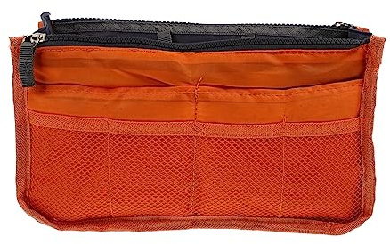 HAKIDZEL Doppelstöckiger Handtaschen Organizer Innenfutter aus Leichtem Material mit Großem Fassungsvermögen für Reisen und Alltag