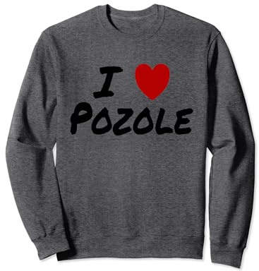 I Heart (Amore) Pozole zuppa messicana stufato pollo maiale Felpa