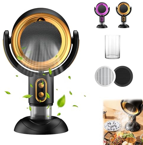 Ohphnt Puffhide Purifier,Smoke Away Purifier Fan,mini Rauch Lüfter,Smoke Extractor for Cigarettes,Smoke Purifier Smoking,Smoke Extractor Fan for Weed,2 Levels Adjustable PuffHide Smoke Filters Fan