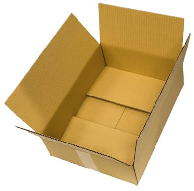 MARCPRINT Pack de 20 cajas carton ideal para envíos - almacenaje - mudanzas | Cajas de Envío medidas: 40x30x12 cm | cajas carton pequeñas canal simple reforzado. Modelo 6