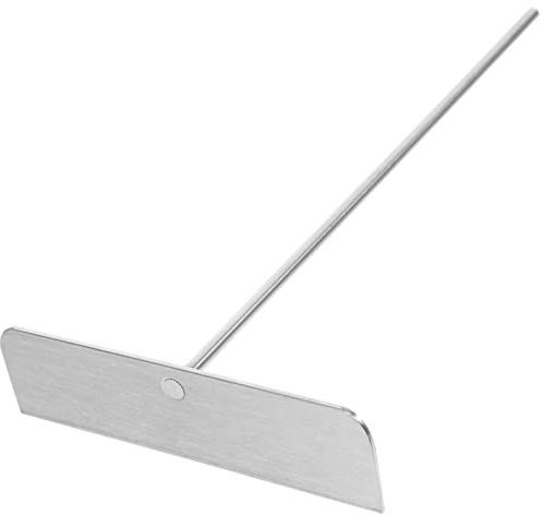 FUNOMOCYA Raspador de Crepes en Acero Inoxidable Forma T para Uso en Cocina, Duradero y Práctico para Preparar Panqueques y Crepes Caseros