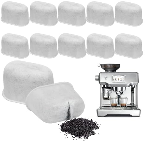 12 pièces Filtres à Eau pour Machine à Café – Charbon Actif, Compatible Ninja ES601, ES655, ES701, Breville & Keurig – Améliore Goût et Réduit Impuretés