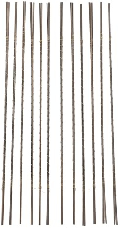 6/0 hojas de sierra para joyería, surtido de hojas de sierra de marqueta, herramienta de corte de metal de alta dureza con 144 hojas versátiles para madera, metal, joyería, artesanía, etc