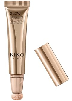 KIKO Milano Glow Fusion Gleam Dream Highlighter 1, Flüssig-Highlighter Für Das Gesicht Mit Applikatorschwämmchen