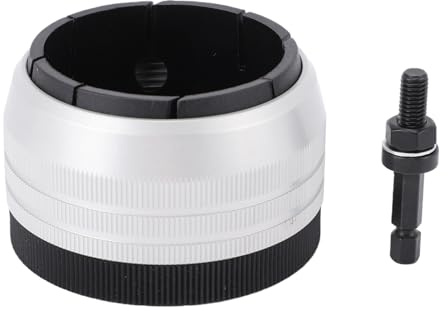 Fabater Soporte de Abrazadera para Escariador, Adaptador de Herramienta de Desbarbado de Tuberías para Herramientas Eléctricas con Agarre Seguro, Adaptador de Taladro Escariador para