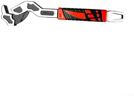 EasyByMall Self Locking Pipe Wrench 6-12 Inch Adjustable Water Pump Pliers for Plumbing - Heavy Duty Chromium Vanadium Steel Grip Tool(10inch)