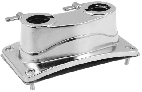 NIYANGLE Soporte de Platillo para Bombo Soporte para Platillos de Metal Plata Instalación Rápida 1 para Ensayo y Presentación