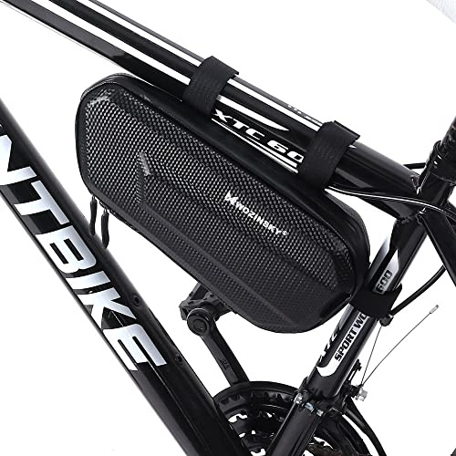 WOZINSKY Cykelväska ramväska vattentät väska för cykel, mountainbike, ebike, MTB, racercykel väska cykelmobilväska cykelväska ram 1,5 l