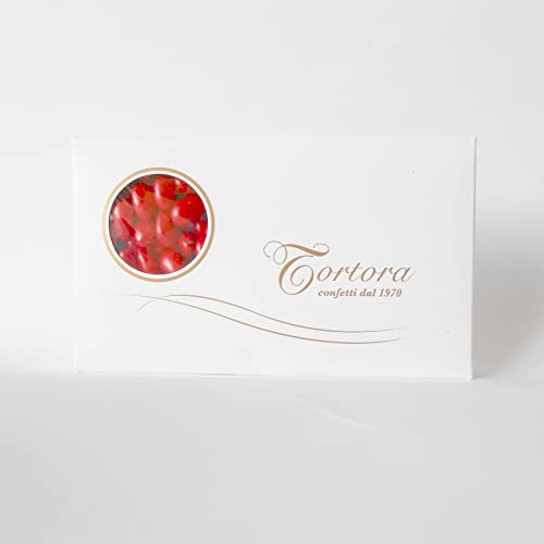 Confetti Classici AVOLA alla mandorla ROSSO in confezione da 1kg - Art. MORRED
