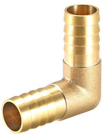 sourcing map Conector Manguera de Lengüeta de Latón 14mm 1 Piezas