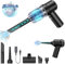 DERJLY Mini Auto Kabellos Handstaubsauger: 3 in 1 Autostaubsauger USB Aufladbar Starker Lithium Ionen Akku Portable Handheld Staubsauger Mit 2 HEPA Filter