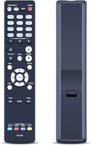 RC-1183 Replacement Remote Control for Denon AV Receiver Compatible with AVR-X2000 AVRX2000 RC1183