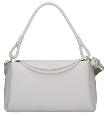 Coccinelle Eclyps Handbag Grained Leather Brillant White