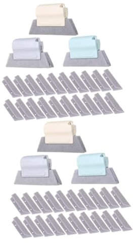 Healeved 2sets Scouring Pad Window Track Cleaner Replacement Pads Small Brush for Window Cleaning Equipment Effortless Grip