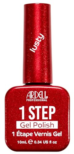 Ardell 1 Step Gel Polish – Lusty, Long-Lasting Gel Nail Polish, Easy At-Home DIY Manicure, Salon-Quality Shine