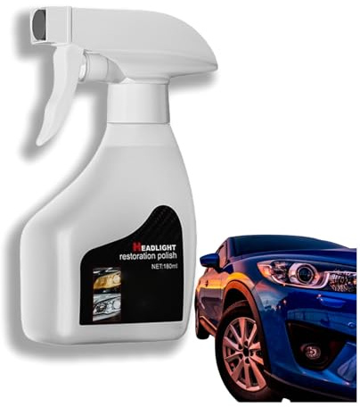 Headlight Restorer, Headlight Cleaner,Car Headlight Restoration Kit – Polish & Clean Yellowed Lenses,Remove Scratches & UV Protection,Headlamp Scratch Repair Polish,Headlight Refurbishment Kit