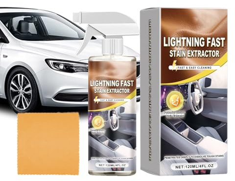 Generico Detergente per Interni Auto - Prodotto per Pulizia Veicoli,Detergente per Sedili in Pelle Auto,per Viaggiatori Professionisti Camion Berline Sedili Pelle Cruscotto Volante Porte Interni