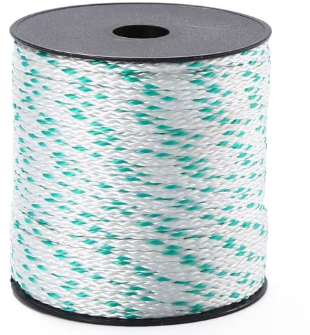 ANMOFLY Braided Nylon Mason Line String 200ft #36 Strong Cord for Masonry Construction Gardening Net Making and Tomato Plants