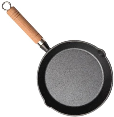 DOITOOL Padella Piccola in Ghisa Antiaderente per Pancake e Tortilla, Mini Padella Leggera da 10 CM per Uso Familiare e Pranzi Veloce