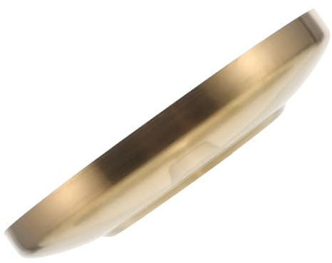 Tofficu Cuenco de Llaves para Entrada de Acero Inoxidable Dorado, Bandeja Redonda Multifuncional para Joyería y Objetos Pequeños, Adecuado para Decoración de Recibidores