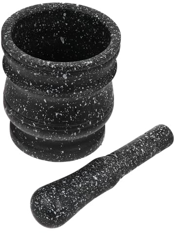 TOYANDONA Presse-ail Manuel en Polypropylène Pilon, Broyeur D'ail Cuisine 1 Pièce, Design Imitation Granit, Outil pour Broyer Ail et Épices, Ustensile la Cuisine Polyvalent pour Usage