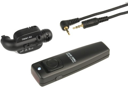 Kaiser Infrarot-/Kabel-Fernauslöser Twin 1, Sender und Empfänger R3-TRS für Sony/Minolta-Kameras, inkl. Auslösekabel