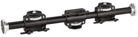 Walimex pro WT-628 Auslegearm 60 cm, Kamera Slider bis 4 Geräte montierbar, für Fotostativ mit 2x 3/8'' und 2x 1/4'' Gewinde, vielseitig einsetzbar im Fotostudio