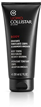 Collistar feuchtigkeitsspendende, tonisierende Körpercreme für Männer, Creme-Gel mit hoher feuchtigkeitsspendender und tonisierender Wirkung, erfrischende Wirkung, zieht sofort ein, 200ml