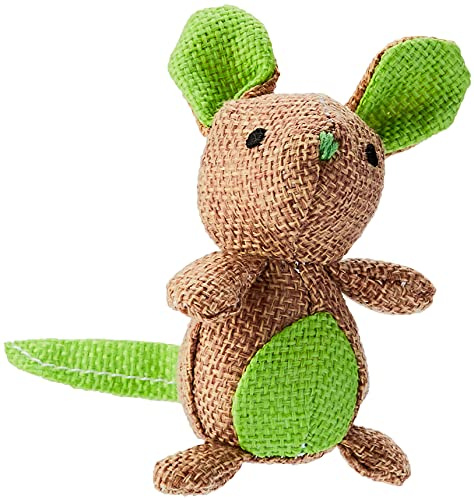 Kerbl Pet Souris Nature Lin, 7X9,5cm, avec Catnip
