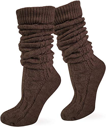 normani Zopfstrumpf elegant mit doppeltem Zopfmuster für Kniebundhosen und Trachtenkleidung