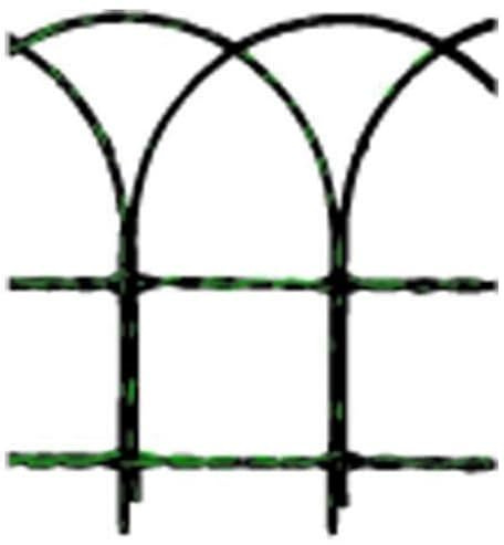 Cavallino 56506 Rete Ornamentale, Plastic, 25 mt, 65 cm, Verde