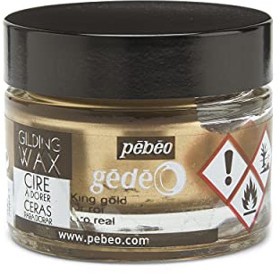 pebeo 766507 Königsgold Gilding Wax, Wachs, 30ml