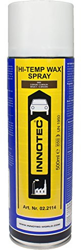 Innotec Hi-Temp Wax Spray Unterboden und Hohlraumschutz Fettspray Dunkelbraun 500ml